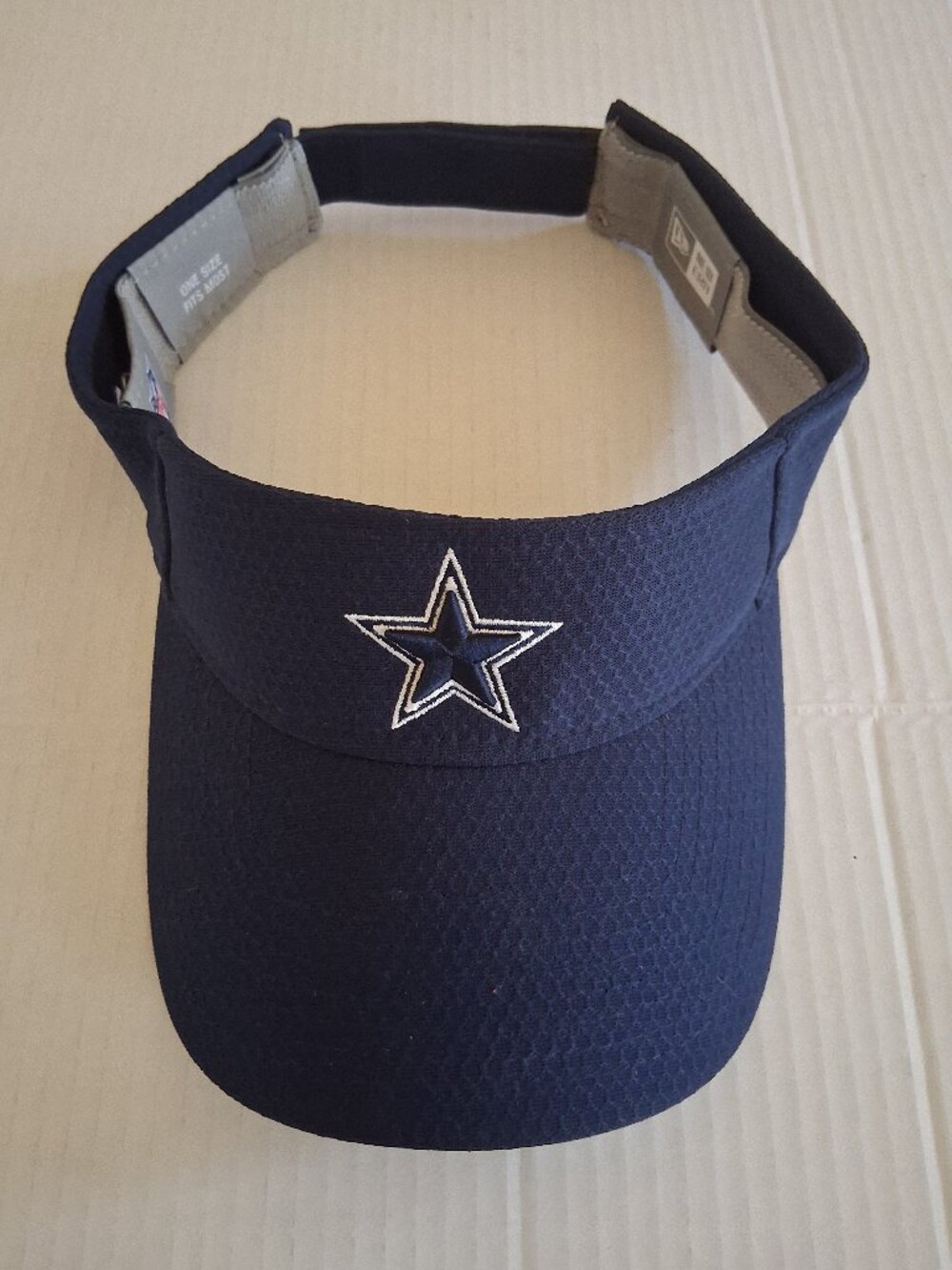 Dallas Cowboys New Era NFL Visor Navy Blue Adjustable